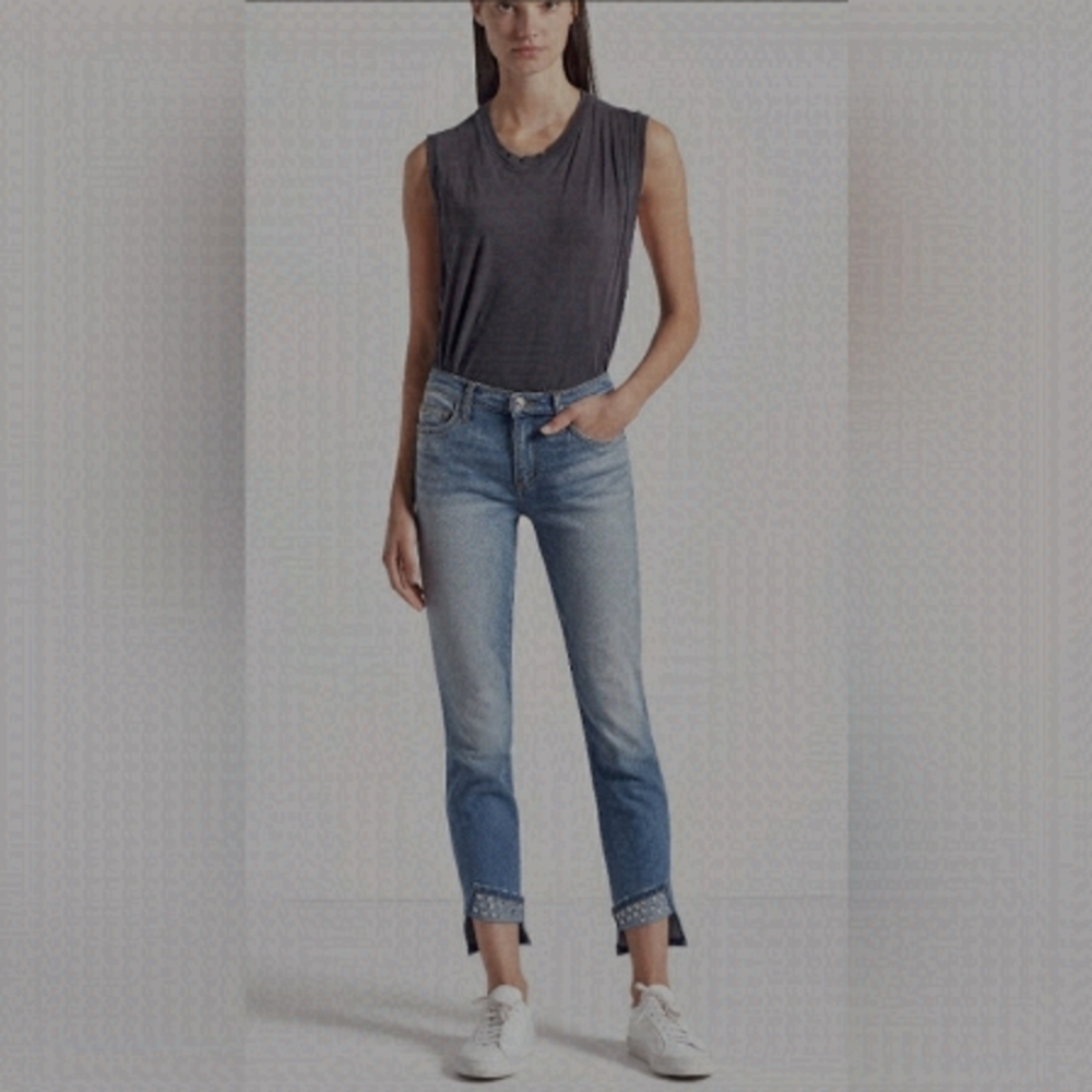 CURRENT/ELLIOT Turnt Ankle Skinny Jeans 27